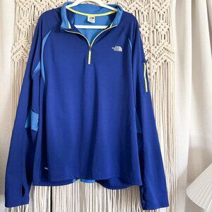 The North Face Impulse Quarter‑Zip Shirt Men’s Lightweight Performance Top—XXL